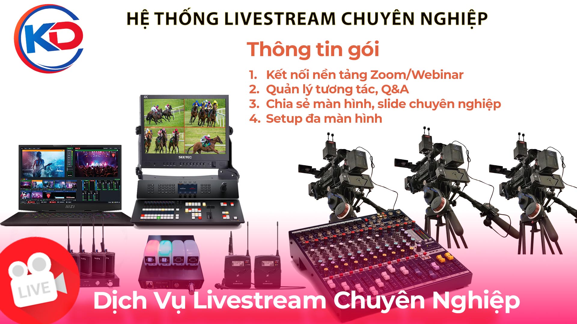 Gói Livestream Webinar