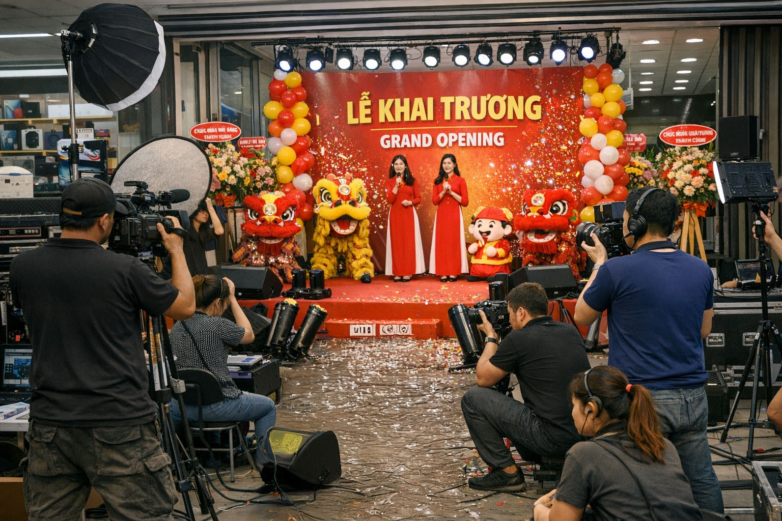 Dịch Vụ Quay Phim Khai Trương