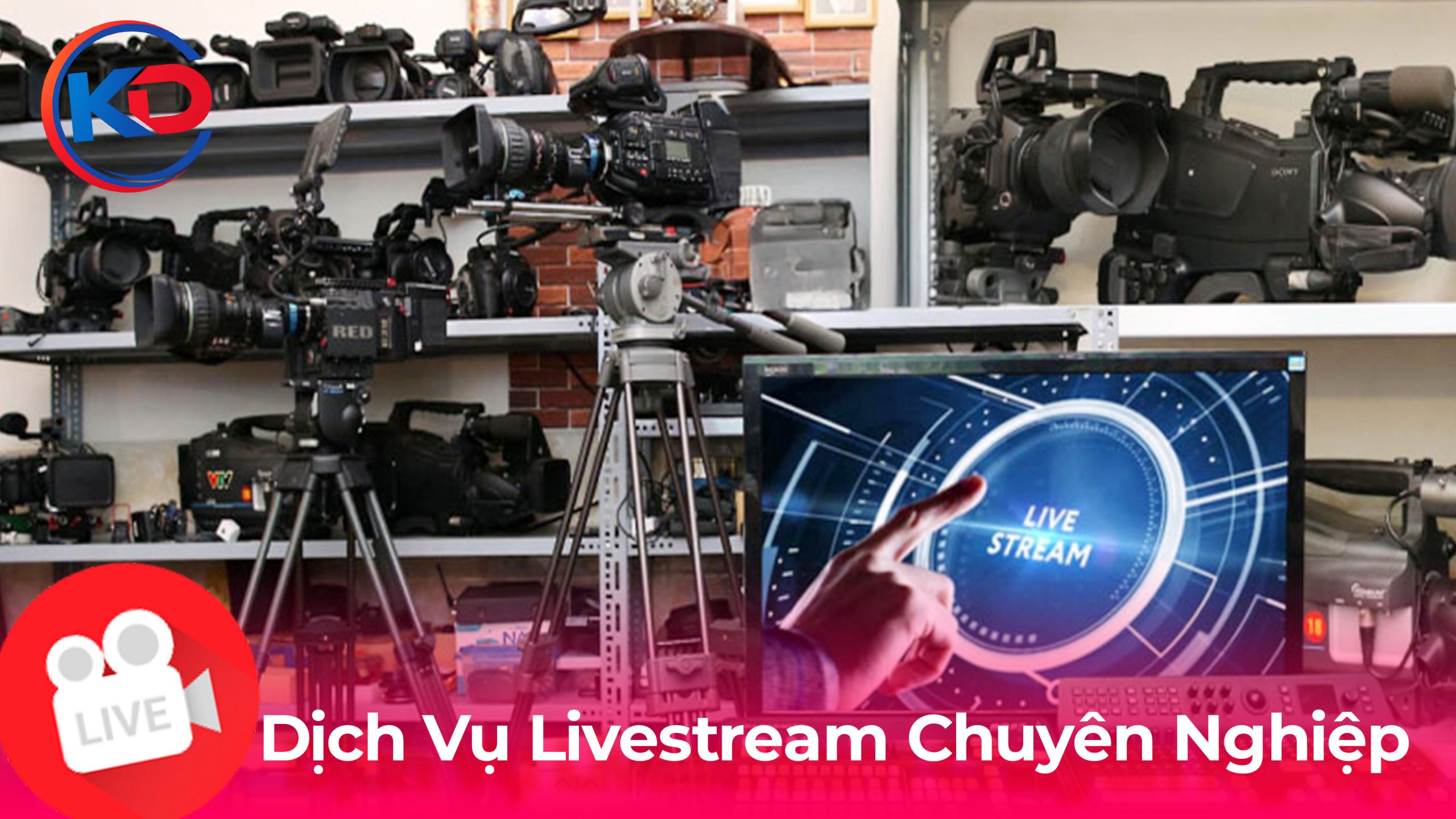 Thiết bị camera chuyên dụng phục vụ livestream sự kiện