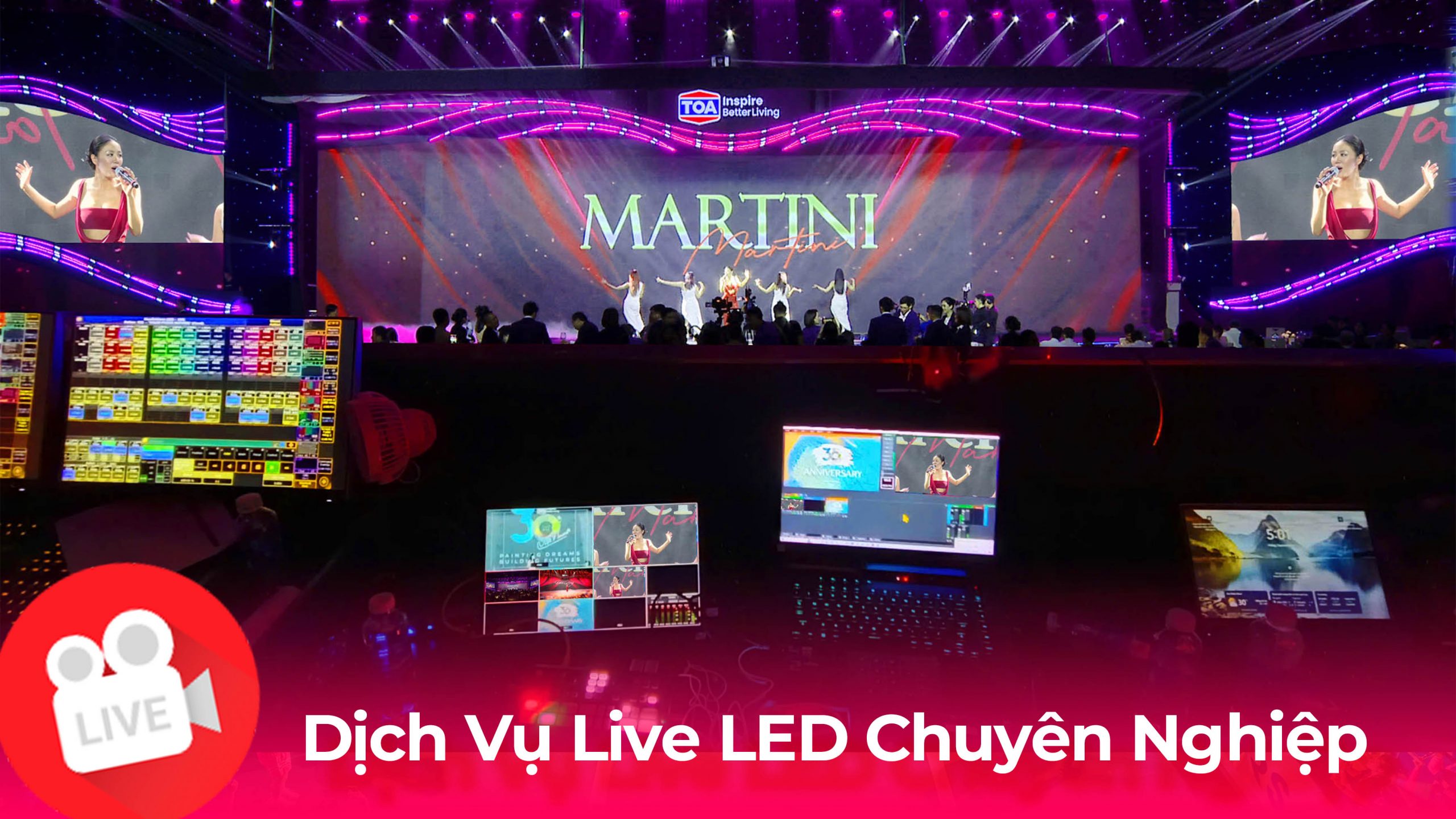 Dịch Vụ Live LED Sân Khấu Ca Nhạc Chuyên Nghiệp