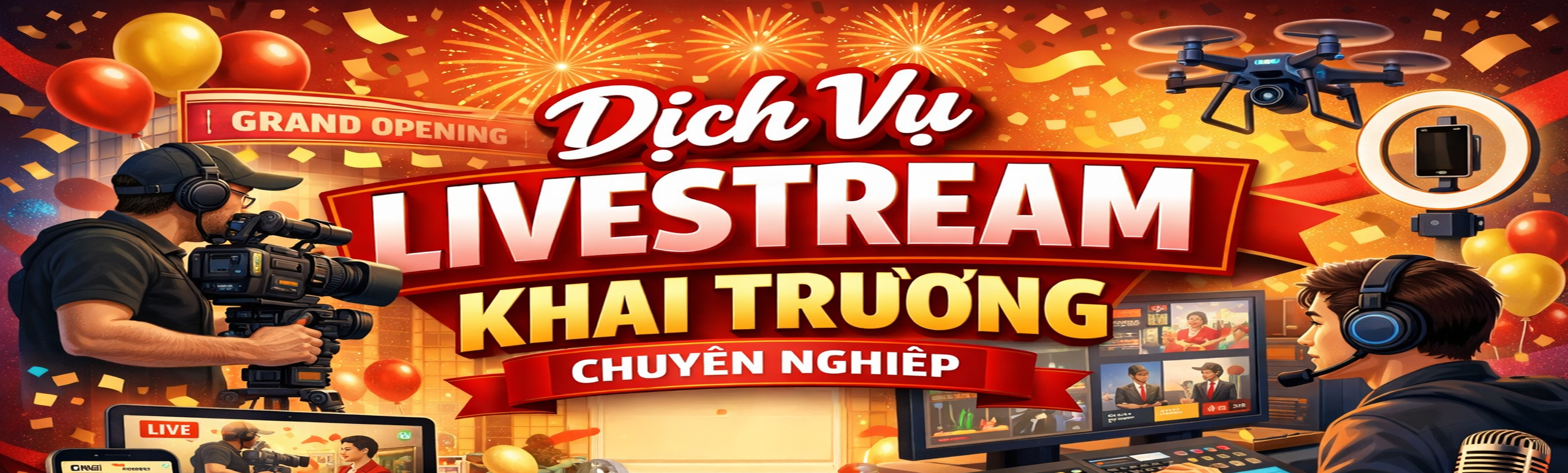 Dịch Vụ Livestream Khai Trương