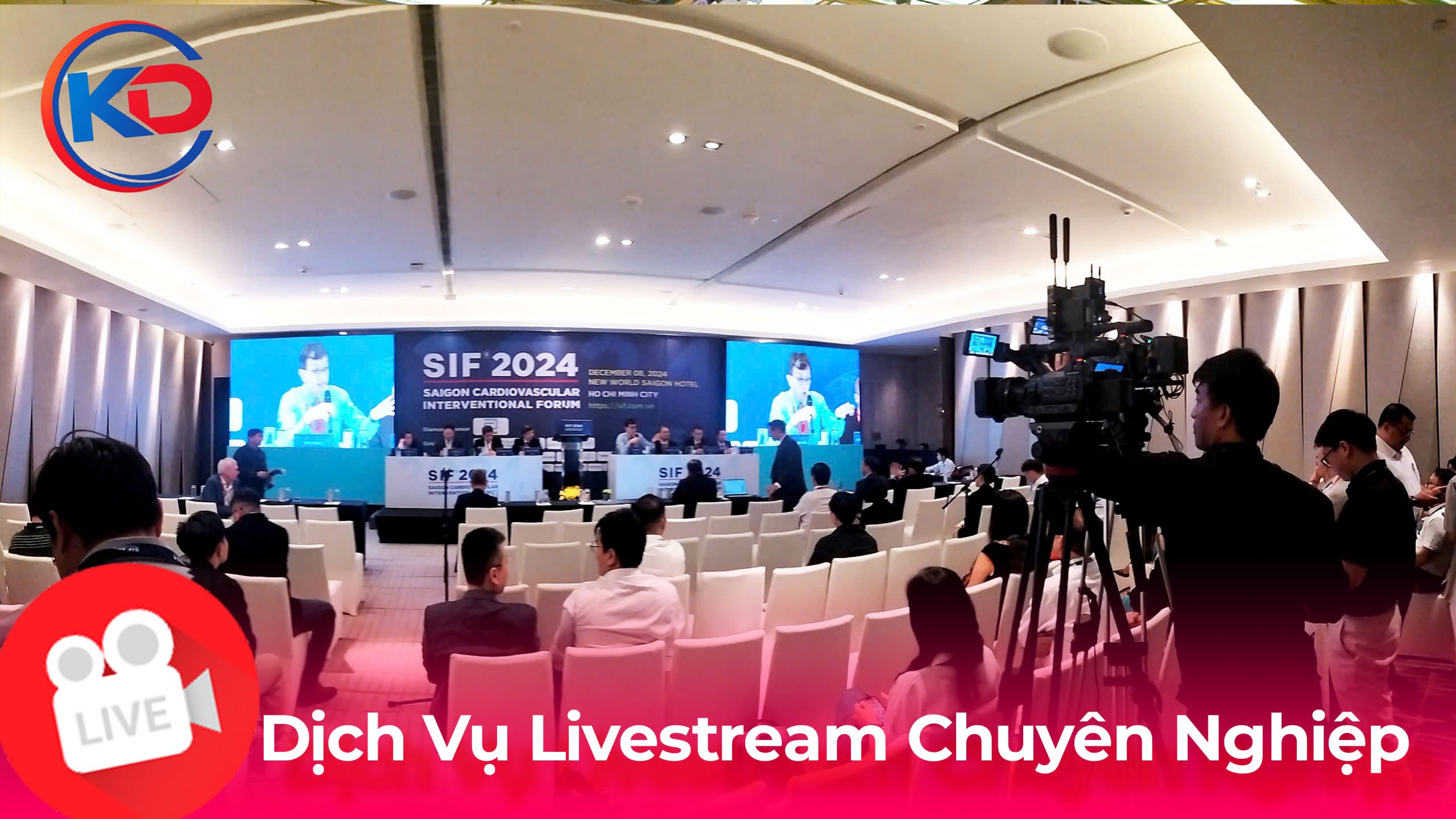 Quay phim livestream hội thảo y khoa