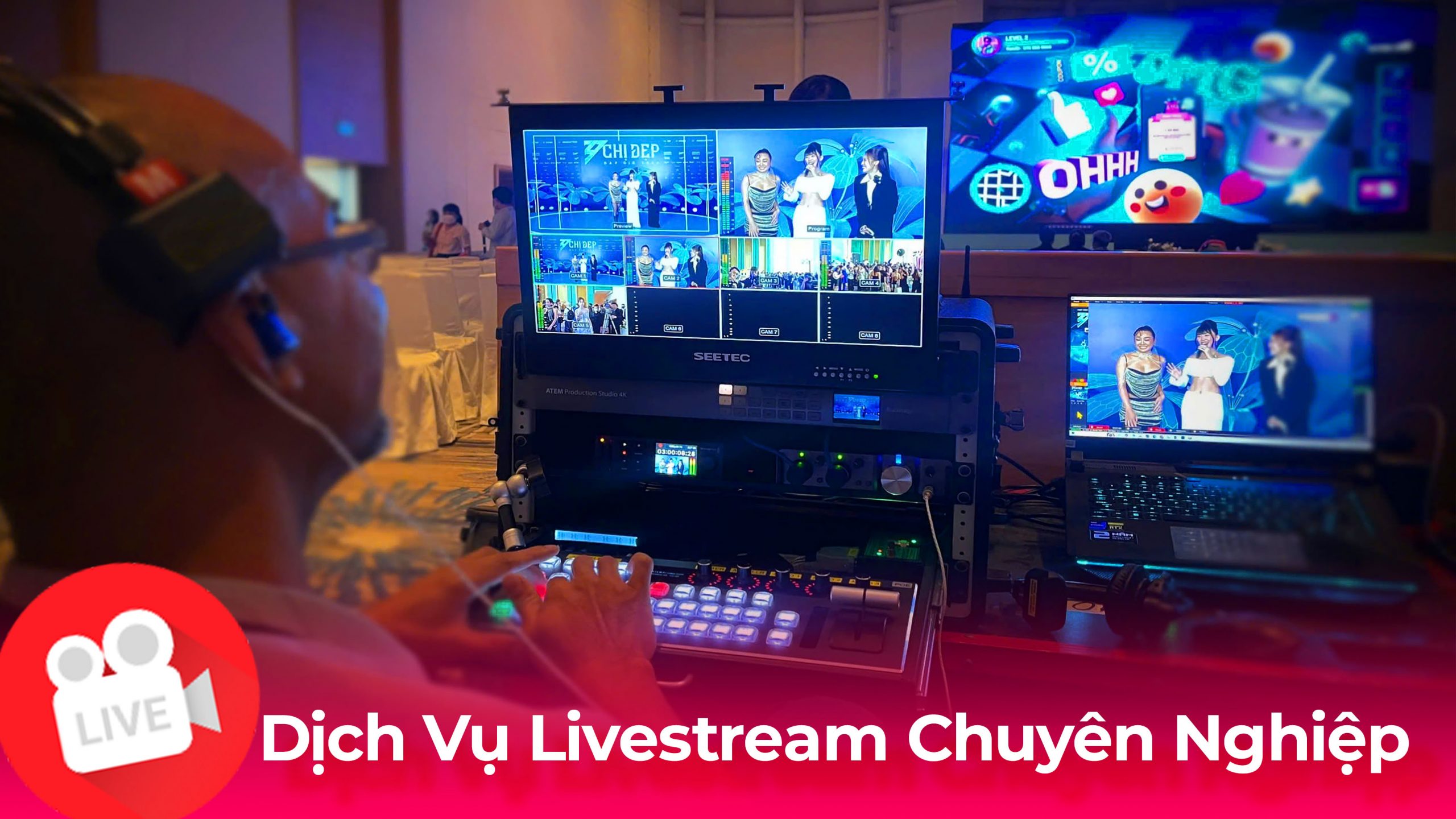 Công ty cung cấp dịch vụ livestream