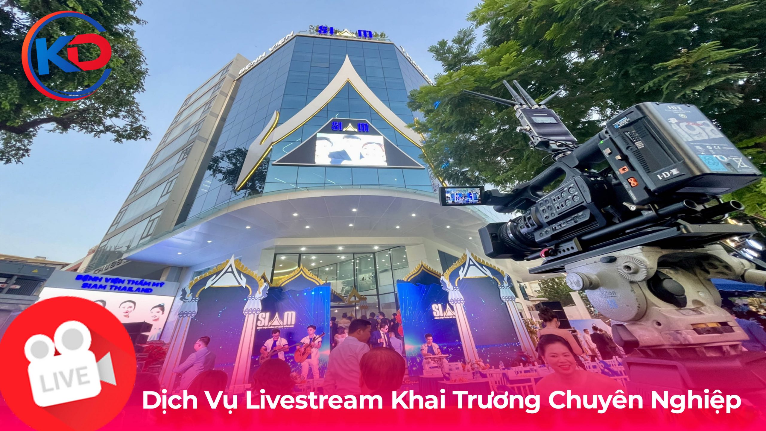Dịch vụ livestream khai trương chuyên nghiệp
