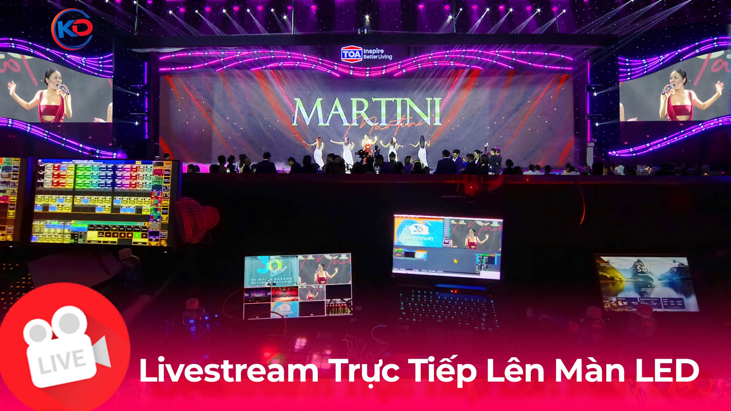 Livestream Trực Tiếp Lên Màn LED Sự Kiện