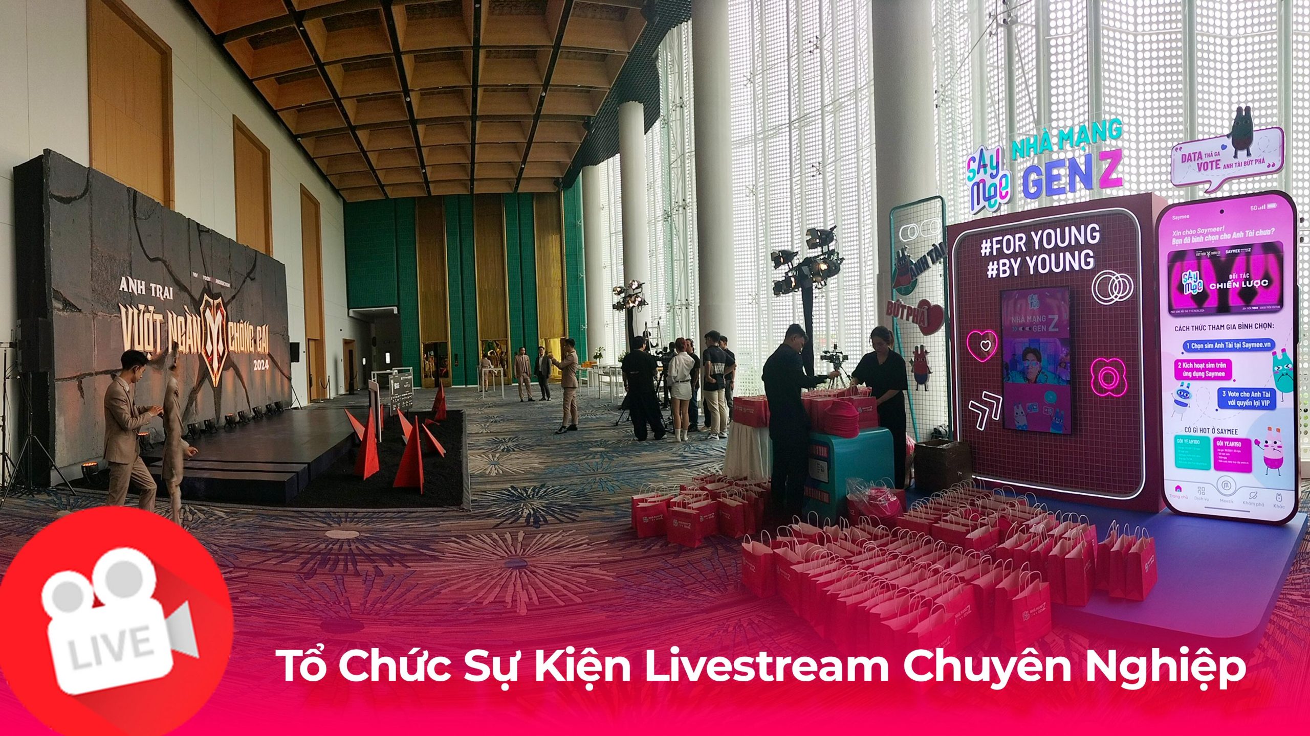 đơn vị tổ chức sự kiện livestream chuyên nghiệp