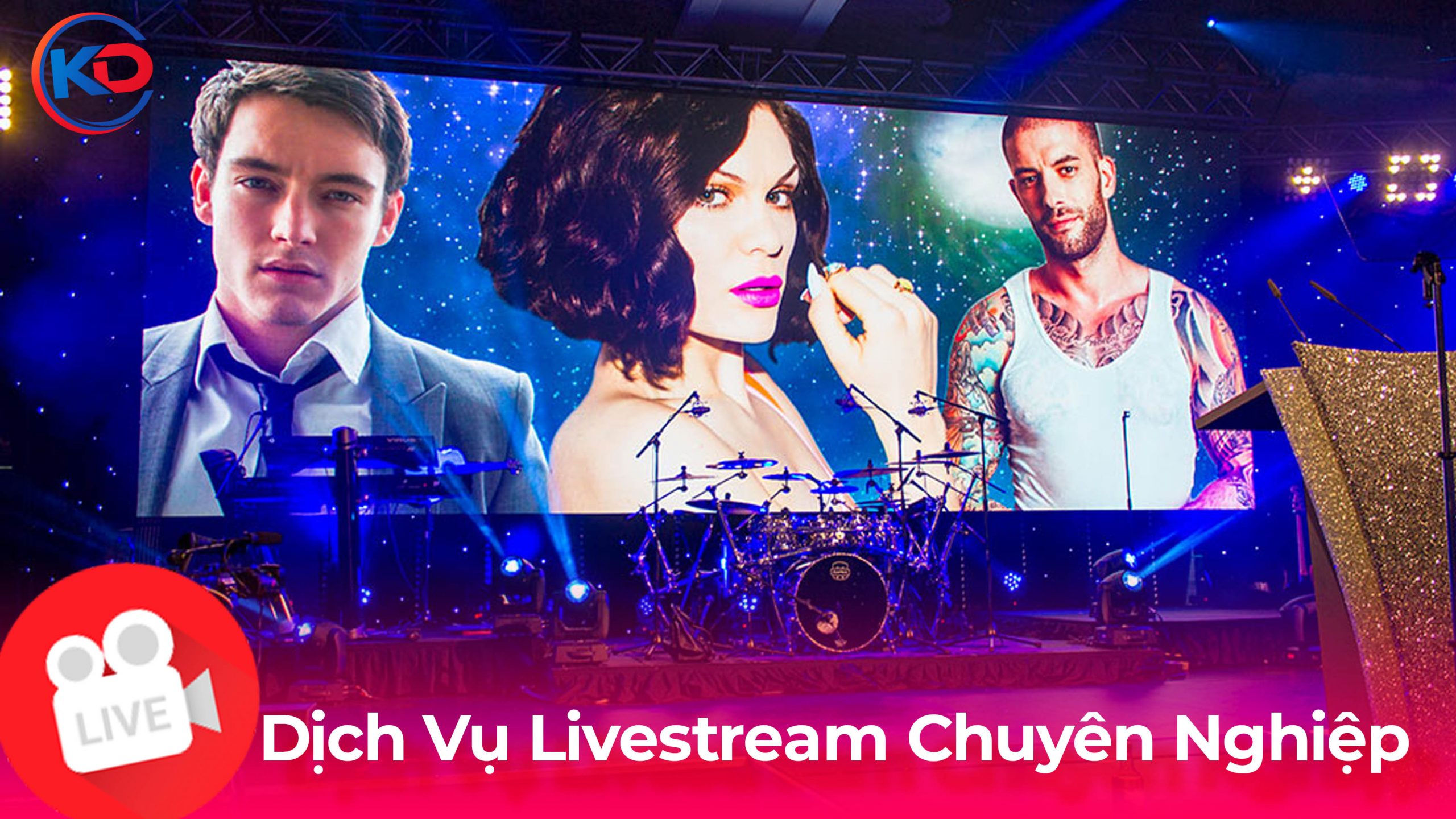 trình chiếu hình ảnh sự kiện với hệ thống Live LED chuyên nghiệp